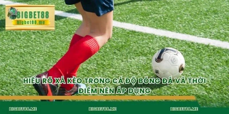 Hiểu rõ xả kèo trong cá độ bóng đá và thời điểm nên áp dụng