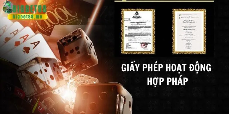 Giấy Phép Hoạt Động BigBet88 Là Gì?
