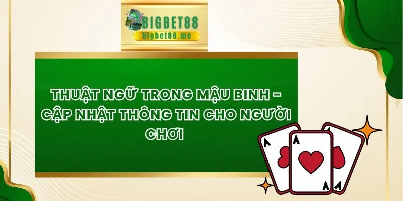 Thuật Ngữ Trong Mậu Binh - Cập Nhật Thông Tin Cho Người Chơi