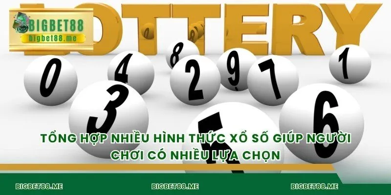 Tổng hợp nhiều hình thức xổ số giúp người chơi có nhiều lựa chọn