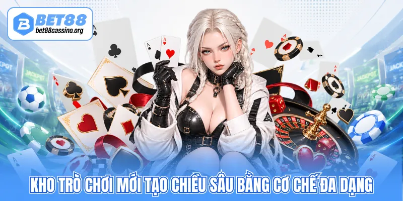 Kho trò chơi mới tạo chiều sâu bằng cơ chế đa dạng